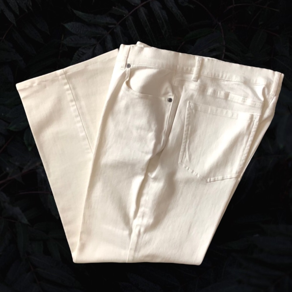 Talbots Petite White Stretch Denim Jeans